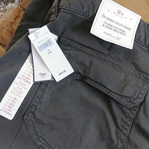Skinny utilitu khakis by Gap